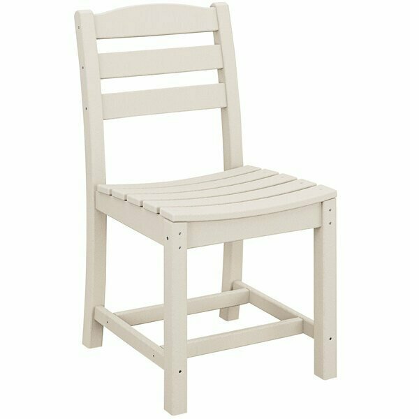 Polywood TD100SA La Casa Cafe Sand Dining Side Chair 633TD100SA